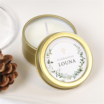 Bougie confirmation belle poésie