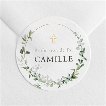 Sticker profession de foi solennel photomaton