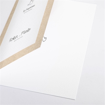 Livret de messe baptême pictos jumeaux - Détail du livret