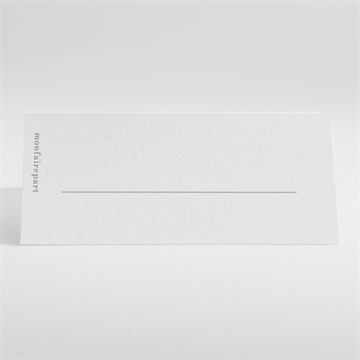 Marque-place communion transcendance - Dos du marque place