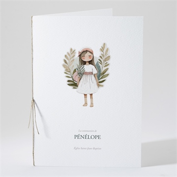 Livret de messe communion jolie bohème