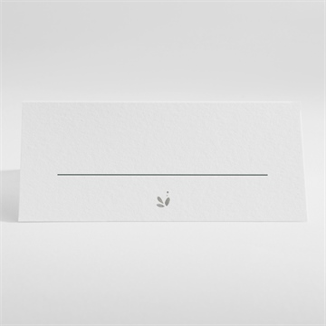 Marque-place communion jolie bohème - Dos du marque place