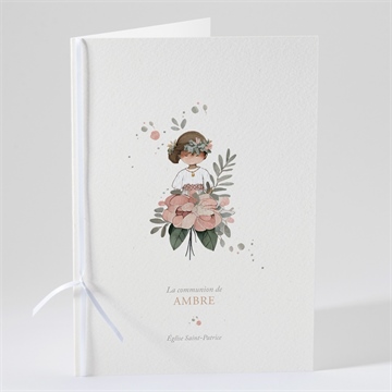 Livret de messe communion beauté au naturel sticker