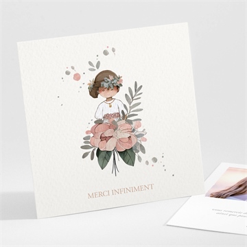 Remerciement communion beauté au naturel sticker