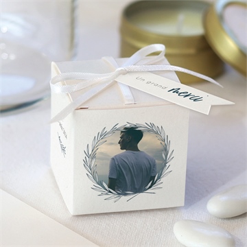 Boîte de dragées profession de foi joie pure