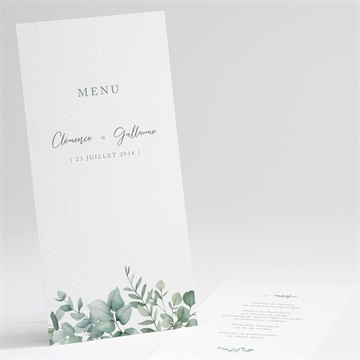 Menu mariage lyrisme