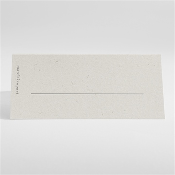 Marque-place communion petite fille - Dos du marque place