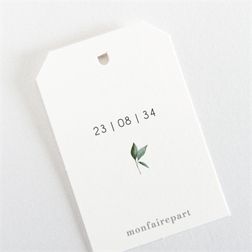 Etiquette mariage encapsulés - Dos de l'étiquette