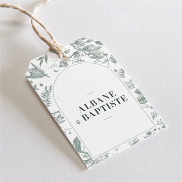 Etiquette mariage sculpture