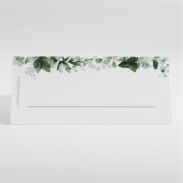 Marque-place mariage lyrisme - Dos du marque-place