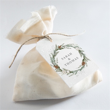 Etiquette mariage noël - Mise en situation