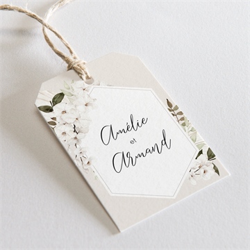 Etiquette mariage orchidées