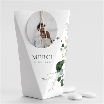 Boîte de dragées mariage tendre murmure étui