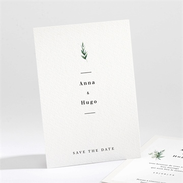 Save the Date mariage emeraude