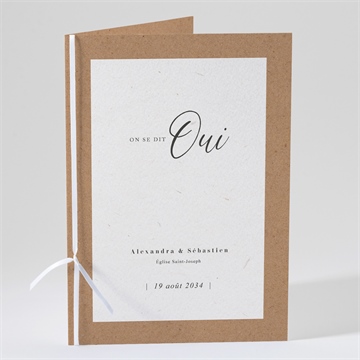 Livret de messe mariage notre absolu étui