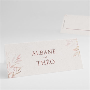 Marque-place mariage poésie boheme