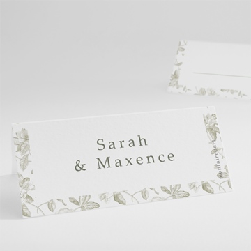 Marque-place mariage fleuri