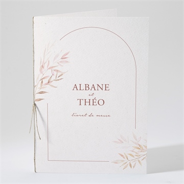 Livret de messe mariage poésie boheme