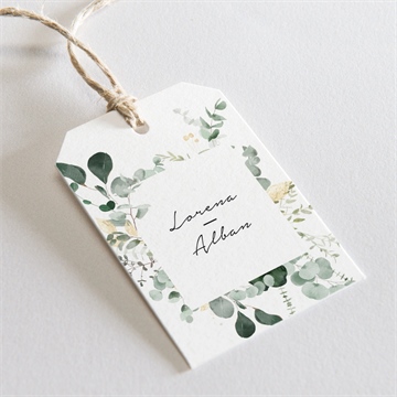 Etiquette mariage pastel