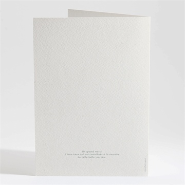 Livret de messe mariage romance - Dos du livret