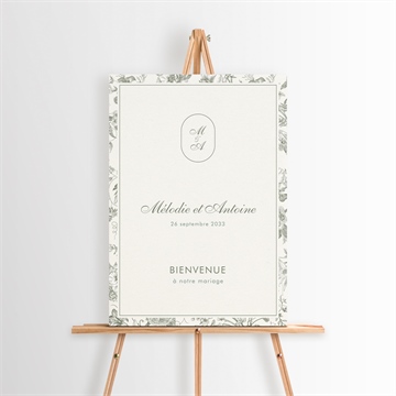 Panneau bienvenue romance