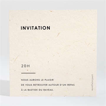 Carton d'invitation mariage se rejoindre