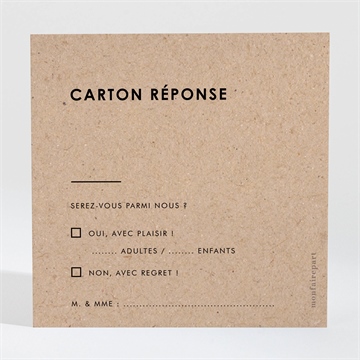 Carton réponse mariage se rejoindre