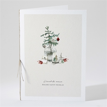 Livret de messe mariage en hiver