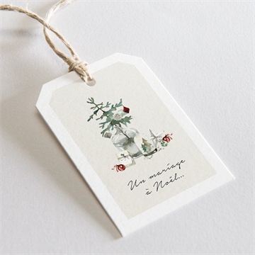 Etiquette mariage en hiver