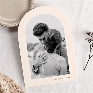 Remerciement mariage volupté arche