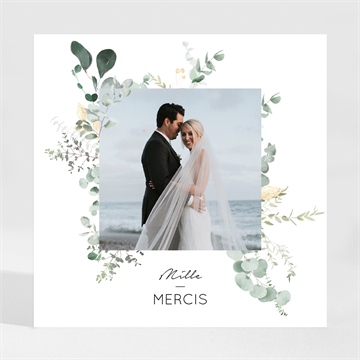 Remerciement mariage pastel magnet