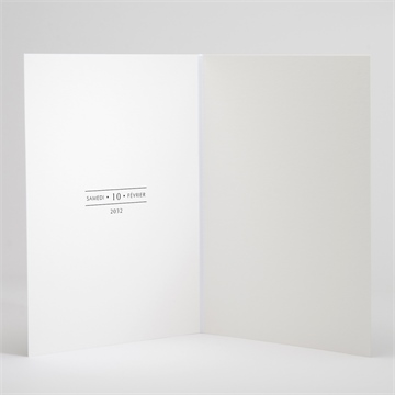 Livret de messe mariage montagnes - Intérieur du livret