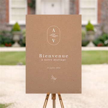 Panneau bienvenue capsule champetre