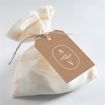 Etiquette mariage capsule champetre - Mise en situation