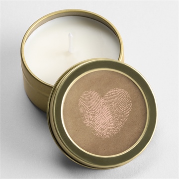 Bougie mariage nos empreintes