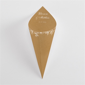 Cornet confettis mariage belle découverte sticker