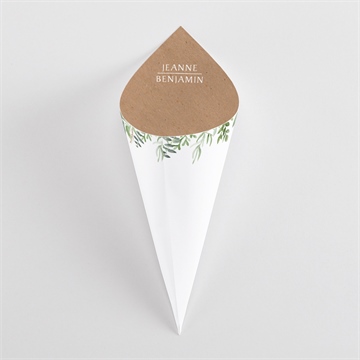 Cornet confettis mariage nature chic programme