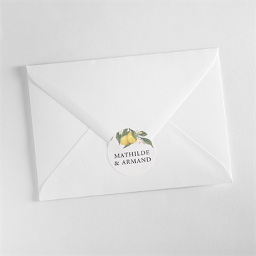 Sticker mariage citron sticker