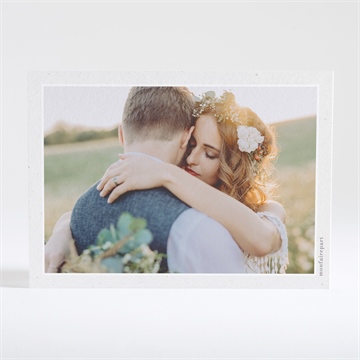 Remerciement mariage citron - Dos de la carte