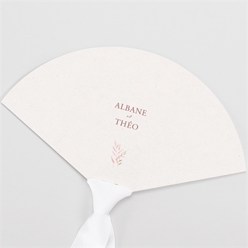 Eventail mariage poésie boheme