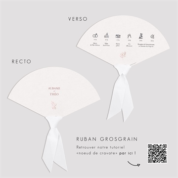 Eventail mariage poésie boheme - Mode d'emploi