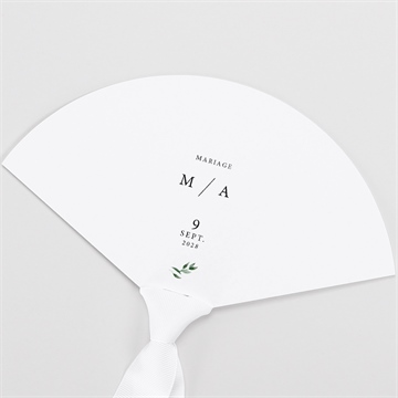 Eventail mariage l'ombre de l'olivier programme