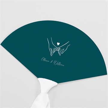 Eventail mariage notre union programme