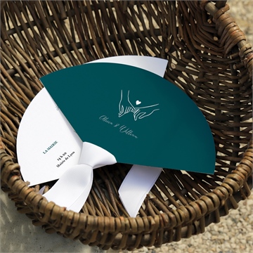 Eventail mariage notre union programme - Mise en situation