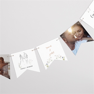 Guirlande mariage complicité étiquette