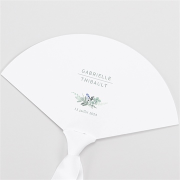 Eventail mariage poésie d'aquarelle sticker