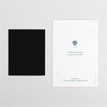 Faire-part naissance mes jolies icônes duo - Dos du faire-part