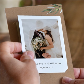 Carte recto-verso - portrait