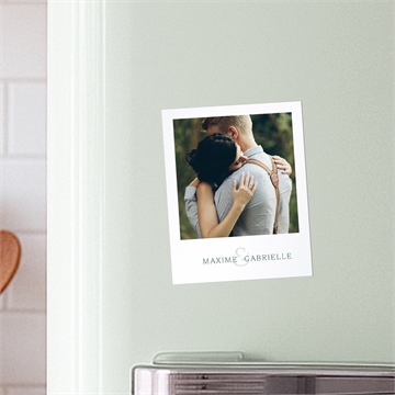 Remerciement mariage douceur du pinceau duo - Mise en situation