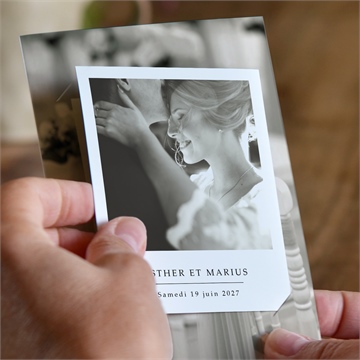 Remerciement mariage liés pour toujours duo